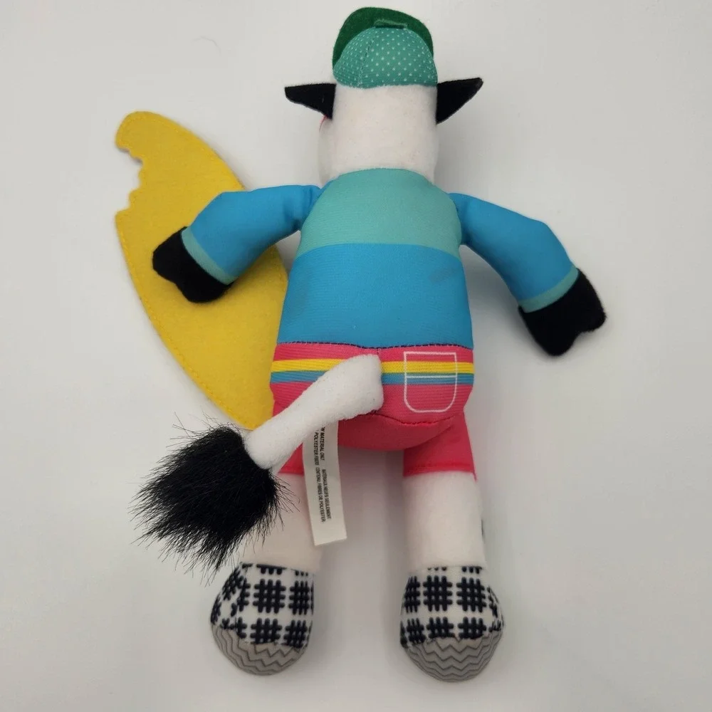 Chick-fil-A Summer 2022 Plush Cow Doll Toy Surf Board Retro Chikin Iz Rad 10